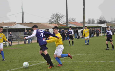 ÉQUIPE U15  dimanche 11 mars 2018 match contre l’Hébergement